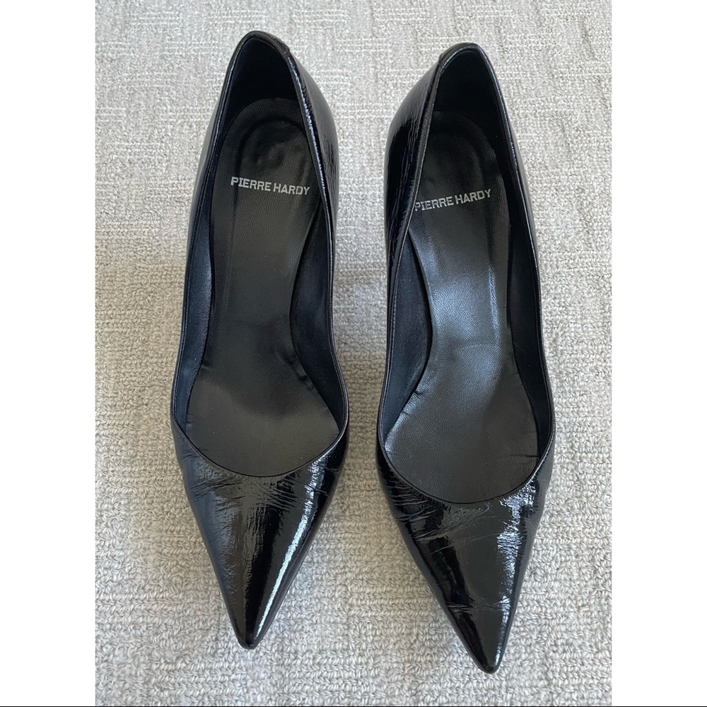 Pierre Hardy Black Patent Leather Pumps